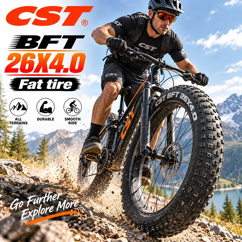 CST BFT 20 Zoll Fat Tire Schnee- und Strandfahrradreifen 20x4.0 26x4.0 Elektrisches Schneemobil MTB Fahrrad Rutschfester Fat Tire – Detail 20