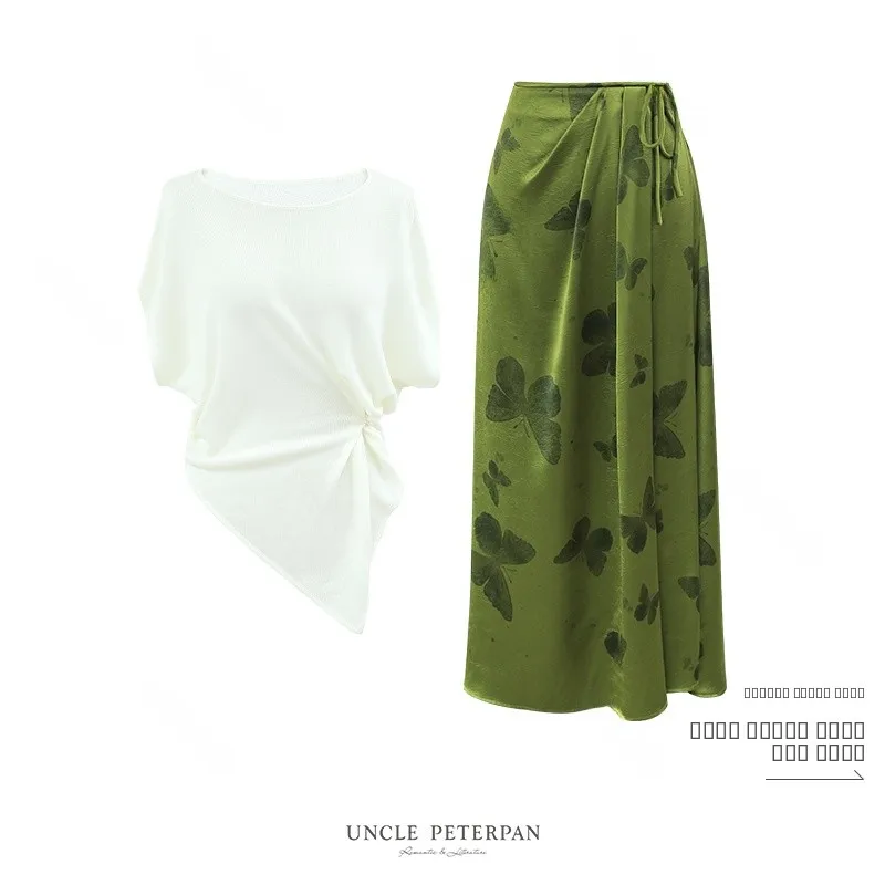 

Новый китайский комплект из топа и юбки в летнем дизайне от Peter Pan Uncle Belladonna Poem Mannerly Faion