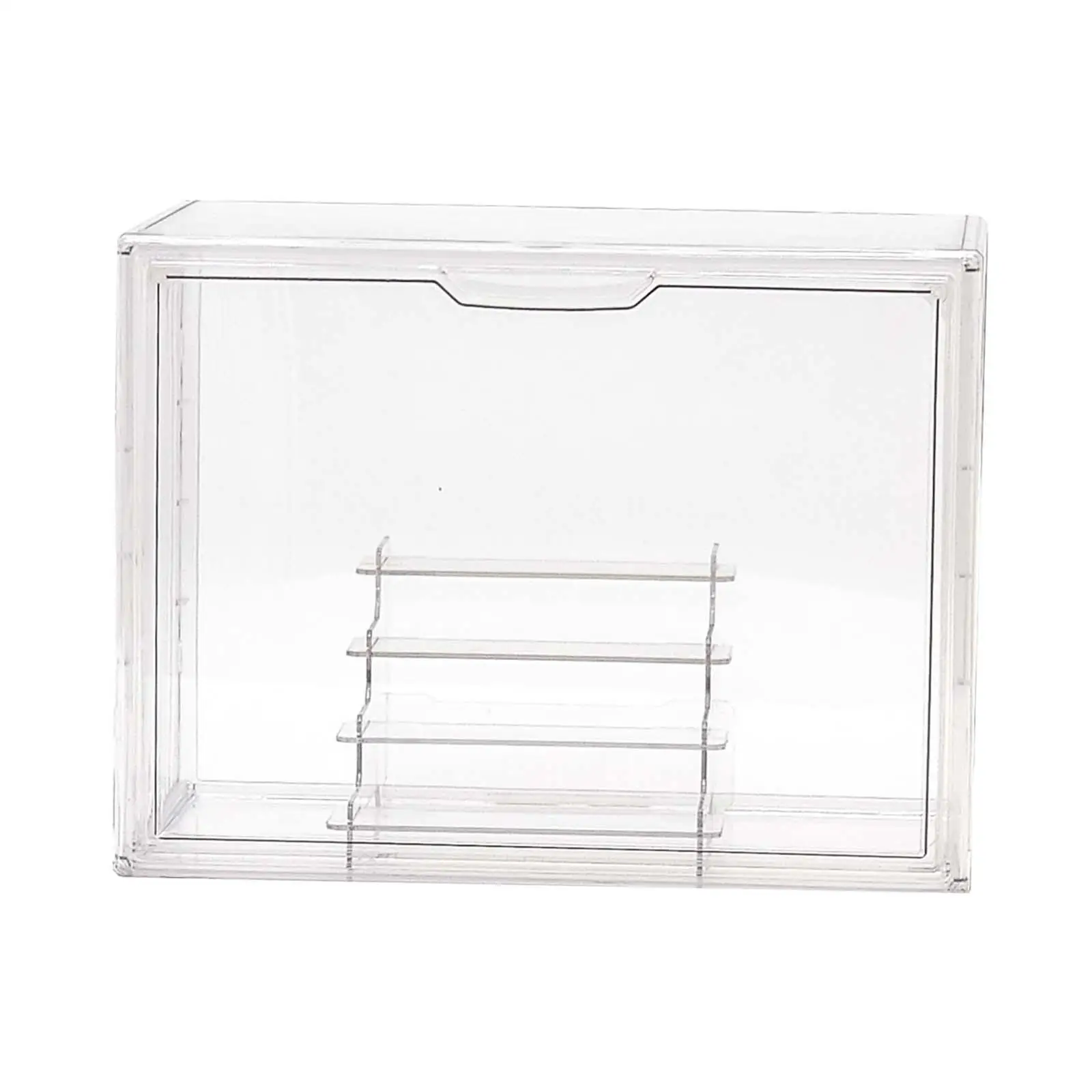 Clear Handbag Storage Organizer Display Box Front Opening Storage Bins