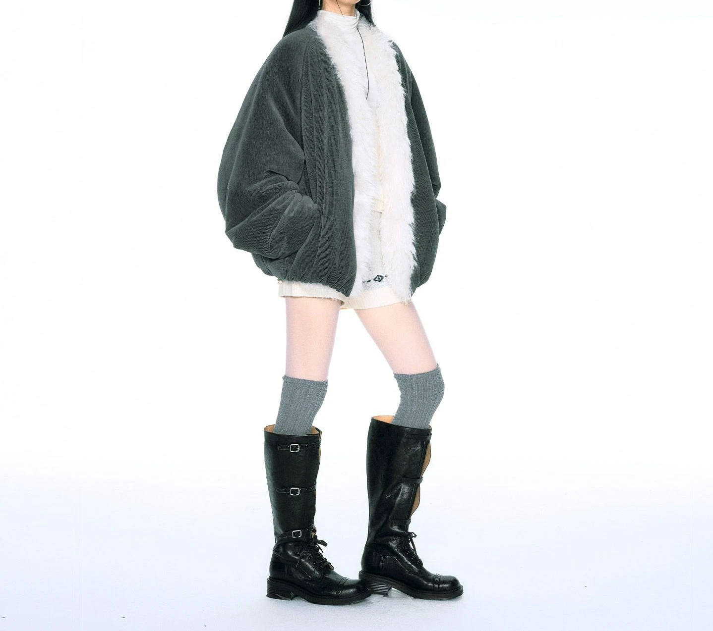 2025 hiver nouveau Plaid Patchwork écologique col de fourrure chaud mince coton veste pour les femmes