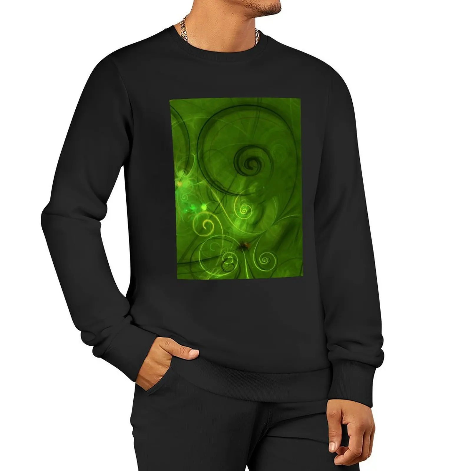 Green Māori Koru, New Zealand, kiwi, kiwiana, Nz Esoteric Spiral, Pullover Hoodie tracksuit sweatshirt for men