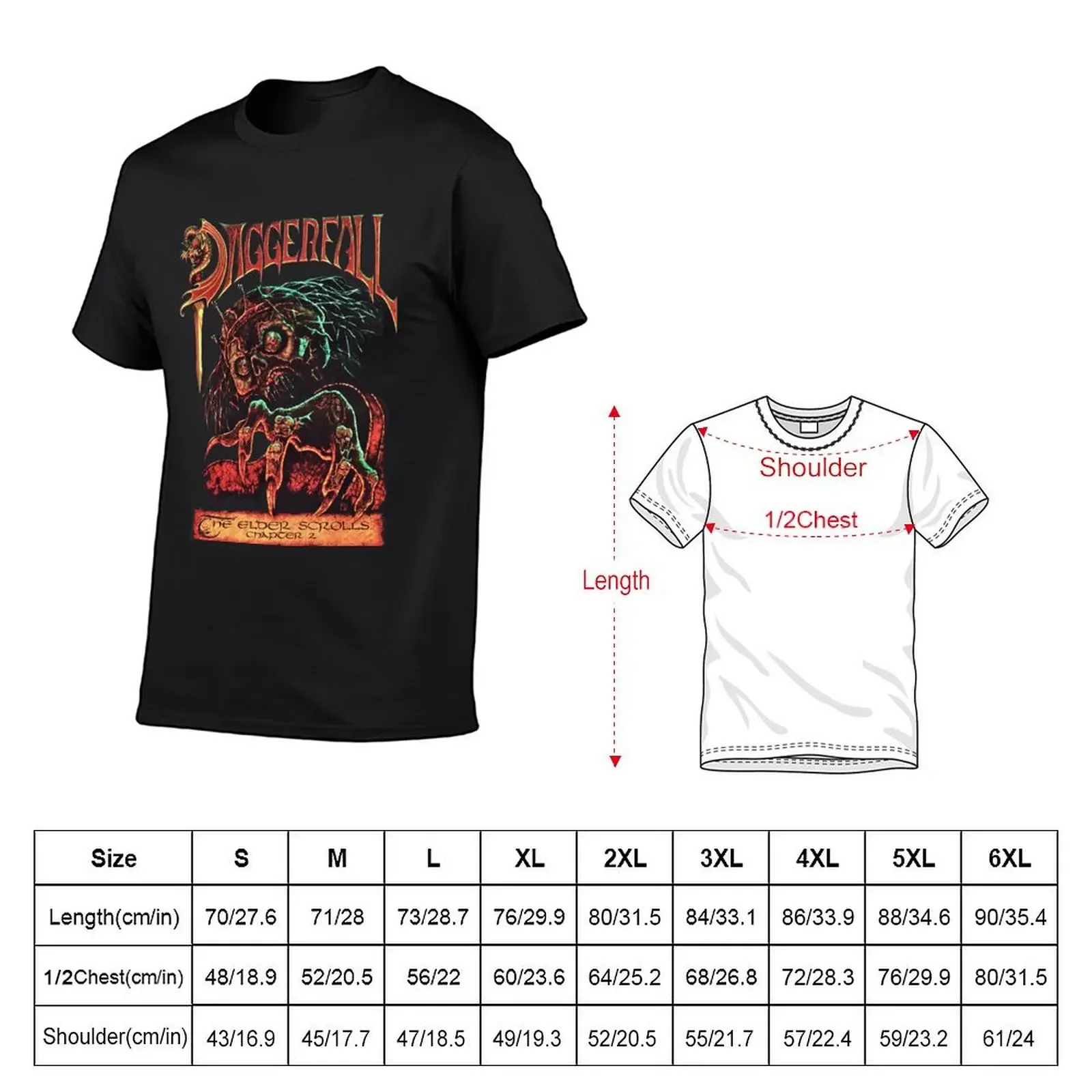 Daggerfall T-Shirt boys animal print tees vintage anime shirt cute clothes men clothes