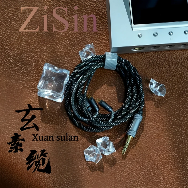 ZiSin-47 2-Core Litz HIFI Earphone Upgrade Cable With 3.5/4.4mm QDC TFZ MMCX 0.78 2Pin For MK4 Legacy2 Blessing3 Variations