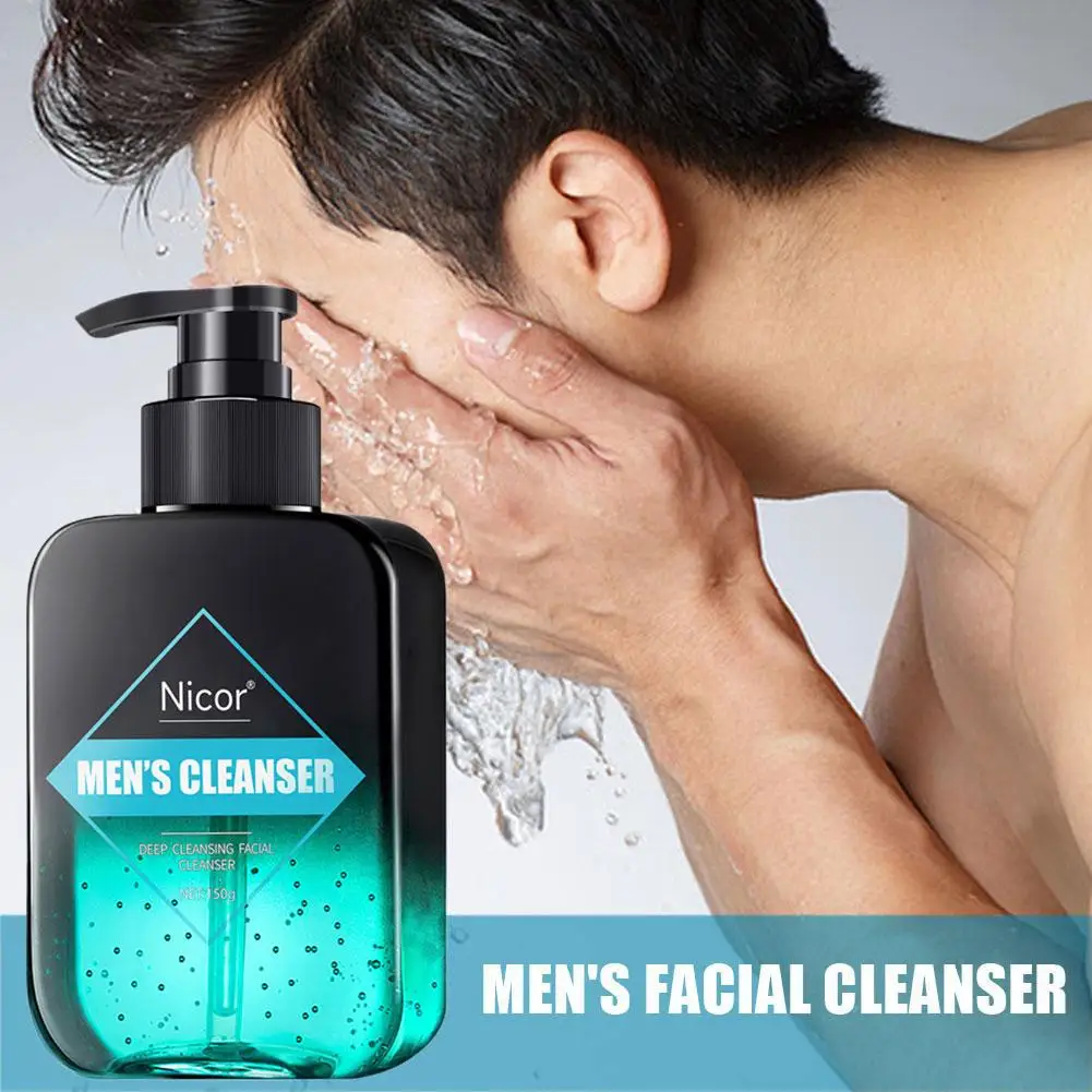 150g Men Only For Men's Foam Wash Facial Cleanser Face Oil Control Anti Dirt Deep Clean Bubble Skin Care R1F2