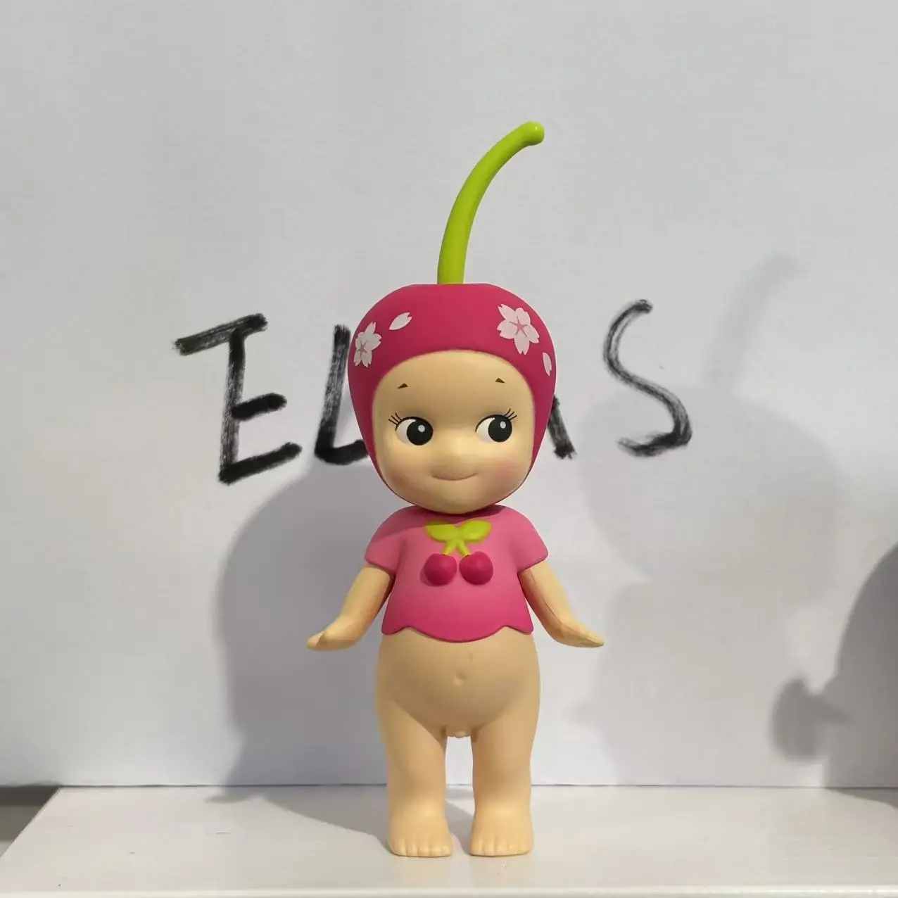 써니 엔젤 미니 피규어 벚꽃 시리즈 나이트 버전 상자 없음 가방 없음 블라인드 박스 토끼 옥양목 고양이 염소 공작