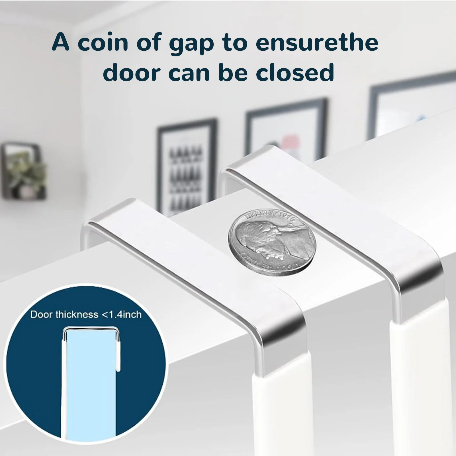 Metal Hooks Kitchen Cabinet Door Back Hook Bathroom Hanging Rack Clothes Coat Hat Towel Hanger Storage Hook Office Accessories
