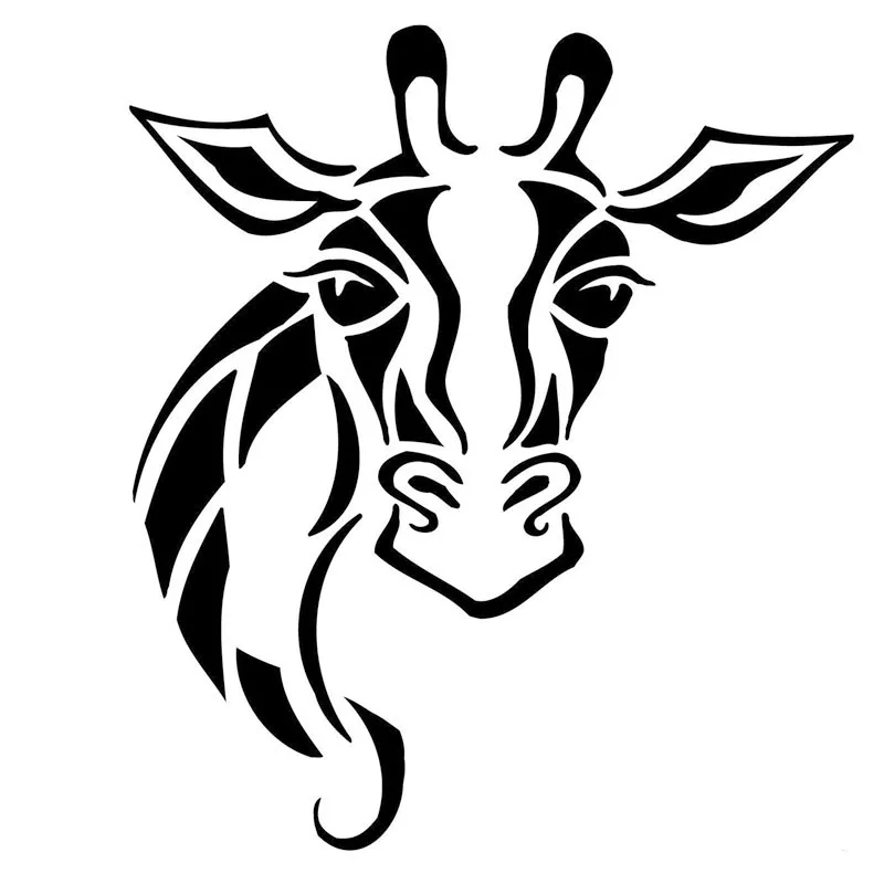 

Creativity Giraffe Modeling Silhouette Car Sticker PVC Fashion Auto Sunscreen Waterproof Popular Decal New Arrival