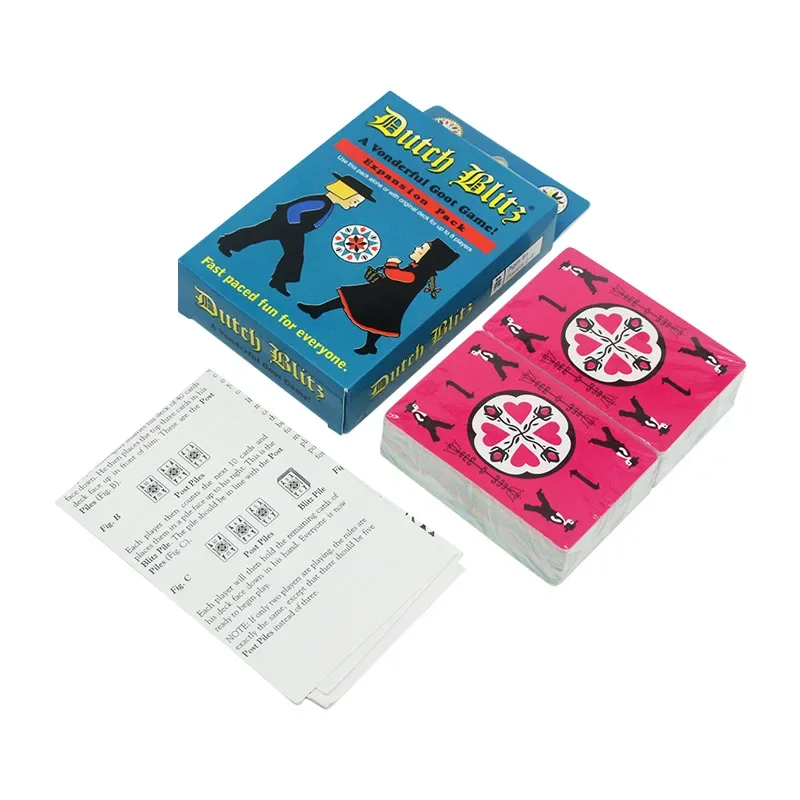 Dutch Blitz Das Original Schnelles Kartenspiel Enthält 160 Karten Schnell und einfach zu erlernen Tolles Familienspiel für jedermann Für 2 Spieler – Detail 2