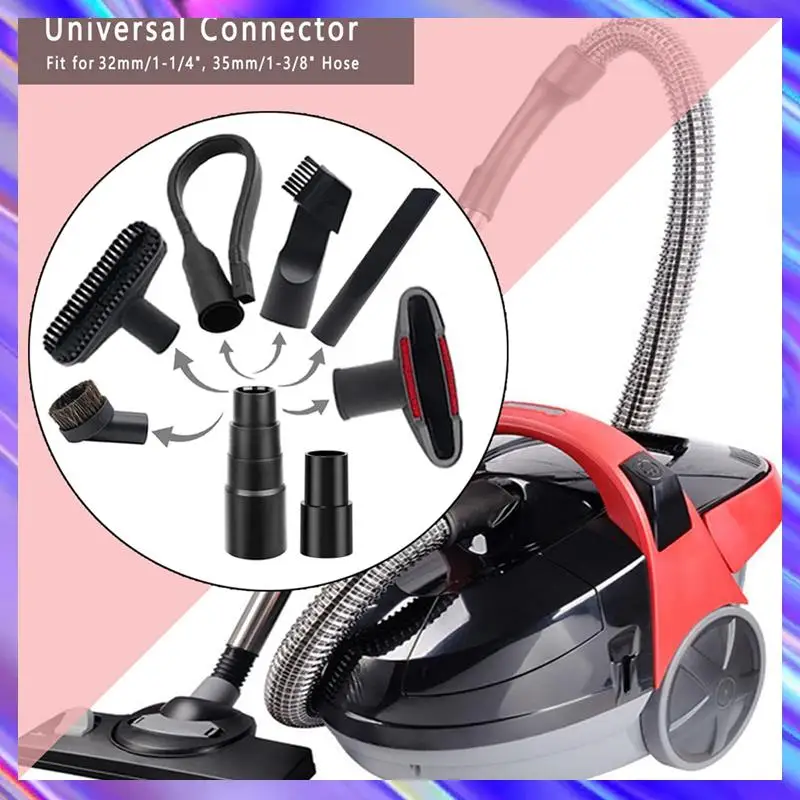Универсальная пластиковая вакуумная насадка BAAD для влажных и сухих чистящих средств с адаптером для шланга 1-1/4 дюйма, аксессуары