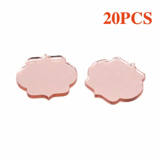 20 stuks gepersonaliseerde gegraveerde gouden spiegel acryl bruiloft naamplaatje fles label aangepaste partij baby shower boetiek doos decoratie