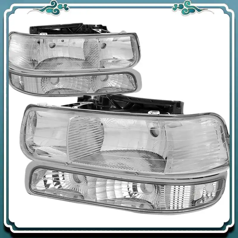 

ABTU-LED DRL Daytime Running Light Turn Signal Lamp Parking Lights For Silverado 99-02 GM2503187