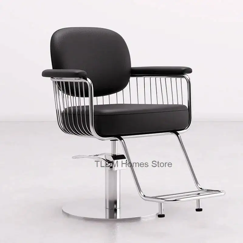 Silla de Barbero para Salón de Belleza, Taburete de Maquillaje, Silla de Pedicura, Silla Reclinable para Barbería, Silla de Champú, Muebles para Tatuajes