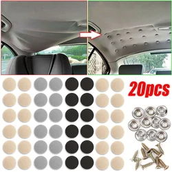 Car Interior Roof Buckles Headliner Ceiling Cloth Fastener Clips Screw Caps Auto Care Fabric Buckle Rivets Retainer Button Caps