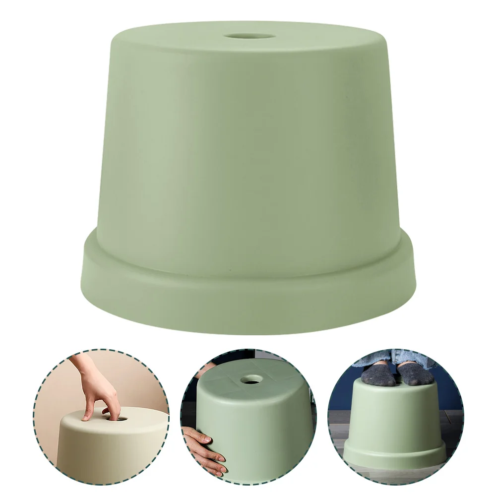 

Kids Anti-Skid Stool Plastic Footstool Simple Fresh Color Stylish Versatile Good Load-Bearing Children Stool Stackable