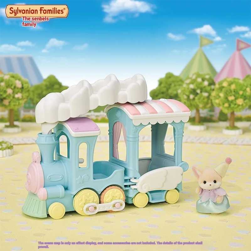 Authentic Sylvanian Families Anime Character Simulation Playhouse Toy Room Decoration Toy Christmas Gift