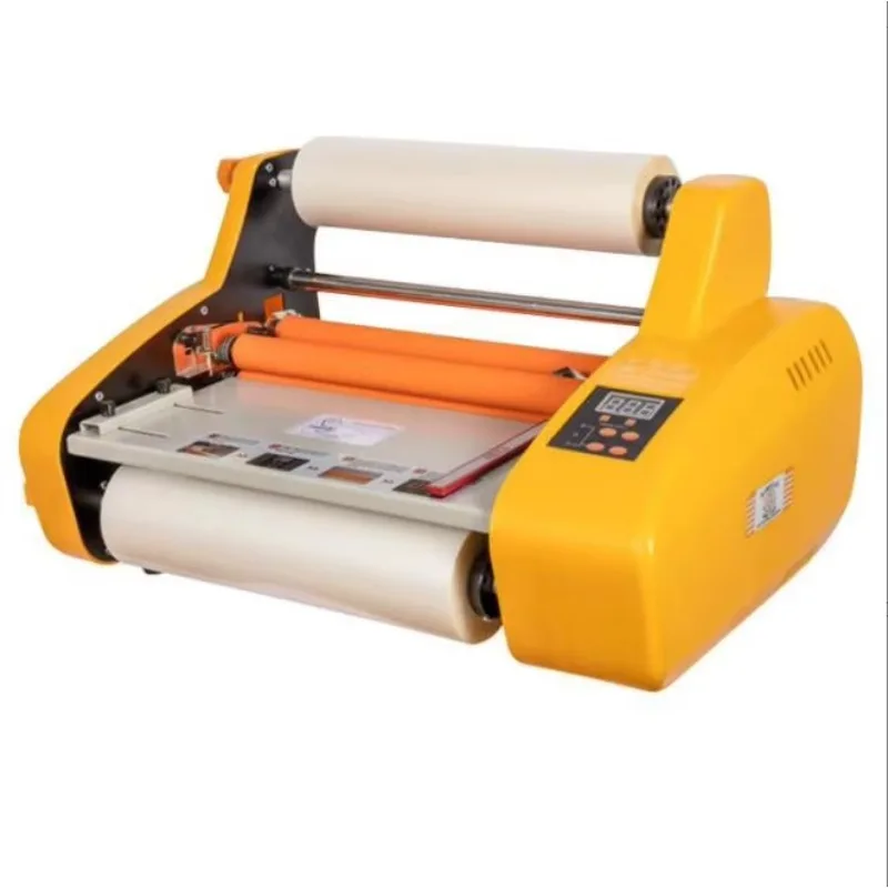 

Упаковщик пластиковой пленки Односторонняя и двухсторонняя машина для прокатки ламинирования Модернизированная маленькая полуавтоматическая машина для ламинирования