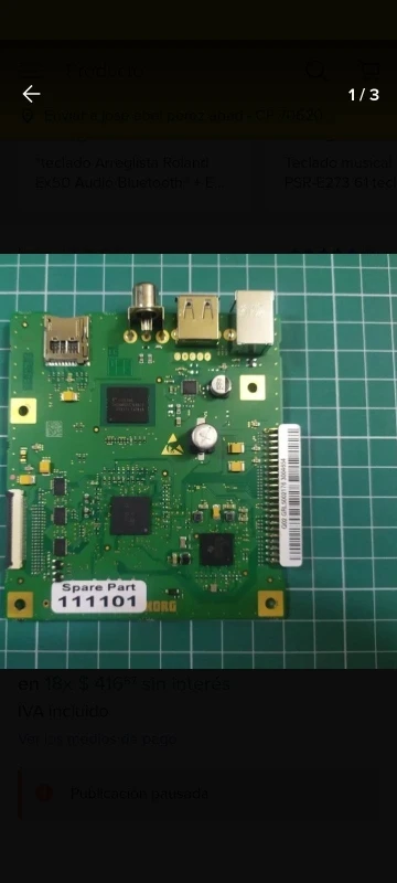 For korg PA300 PA 300 PA600 PA 600 PA700 PA 700 Board CPU Board Main board mothboard