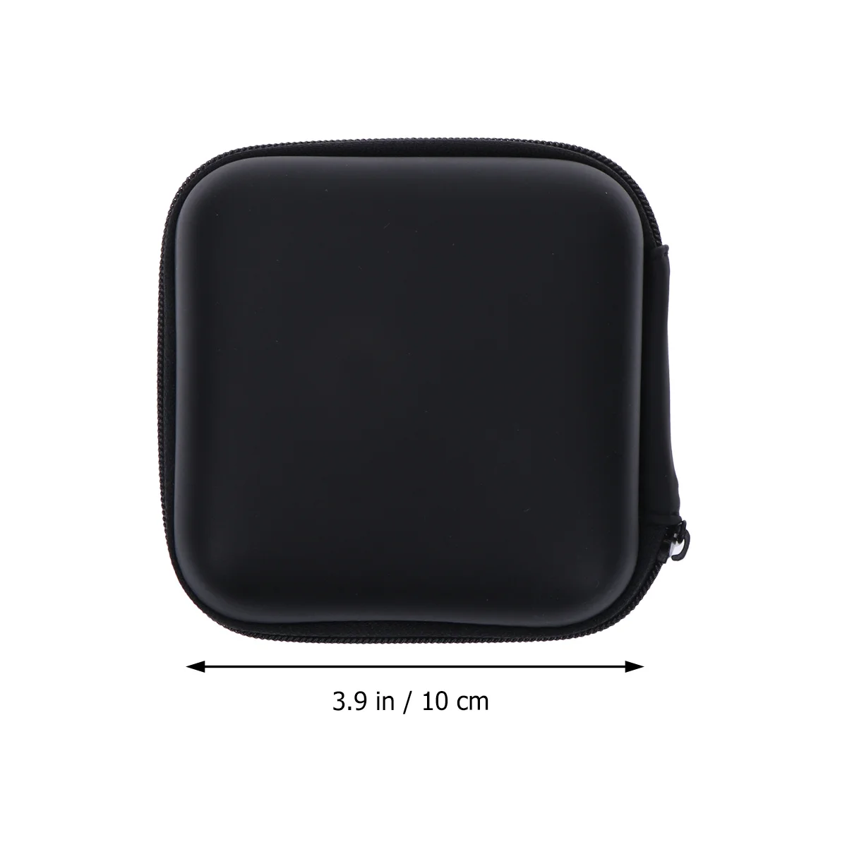 1Pcs Eva Zipper Watch Storage Box Durable Portable Protective Case Multifunctional Organizer Holder for Glasses Cards Keys Black