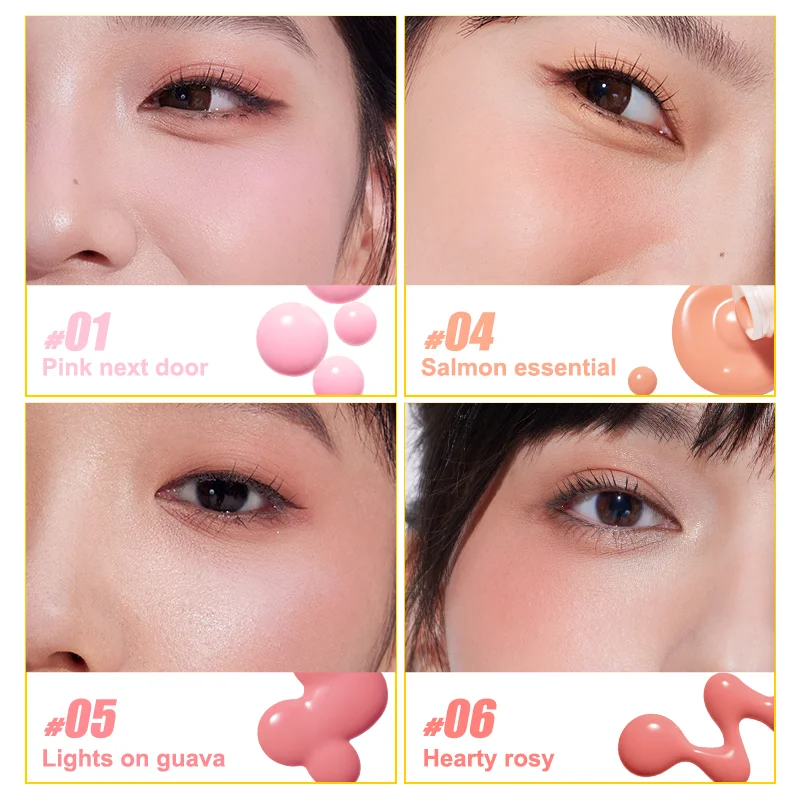 Judydoll Liquid Blush, Expanding & Shrinking Shade for Natural Flush, Long-Lasting, Dewy Finish for Fresh & Radiant Cheeks