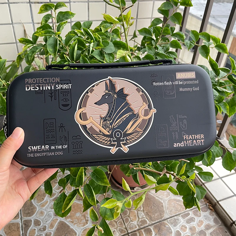 

Portable Carrying Case for Switch 2 Traveling Bag Hard Shell NS Accessories Protective Cover with 10 Games Cartridges