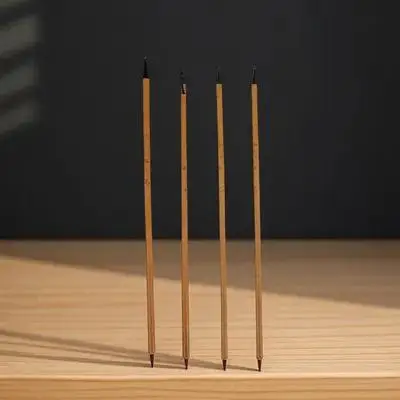 4 قطع من فرش الخط الصيني لوقت الخدمة الطويلة، أدوات رسم للكتابة مصقولة ناعمة، هدية محمولة خفيفة الوزن #6