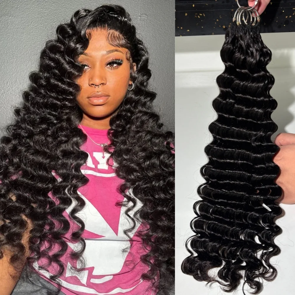 

15A глубокая волна перо уток без узлов предварительно разделенные крючком наращивание волос с перьями оригинальные человеческие волосы Remy для чернокожих женщин