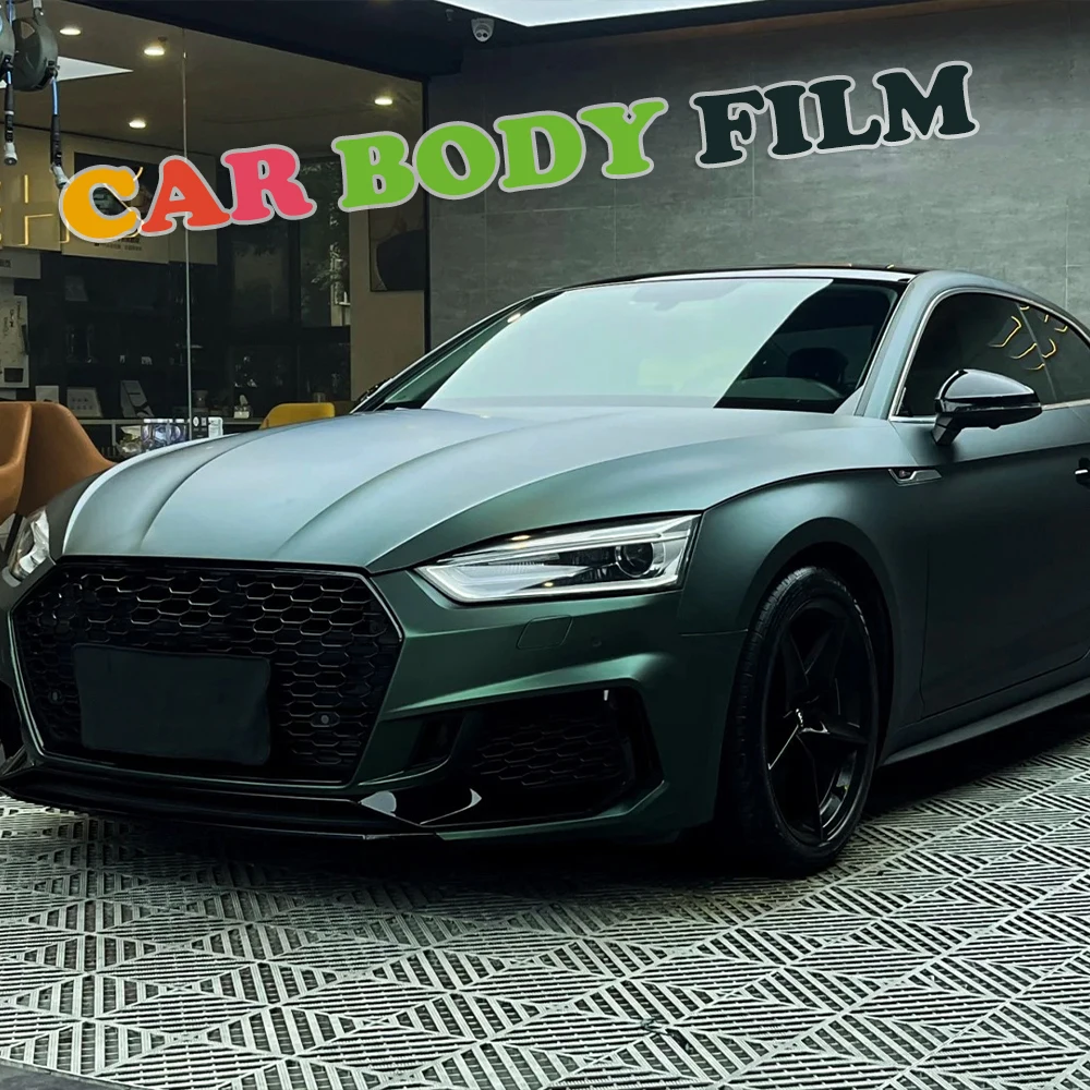 

Car Wraps Vinyl Film Matte Metallic Diamond Green Color Modify Auto Cover Full Vehicle Motorcycle Scratch-Resistant Styling Kit