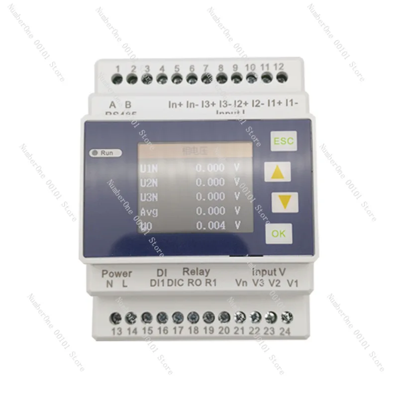 Three Phase Four Wire Power Energy Meter with Rogowski Coil 485 Communication