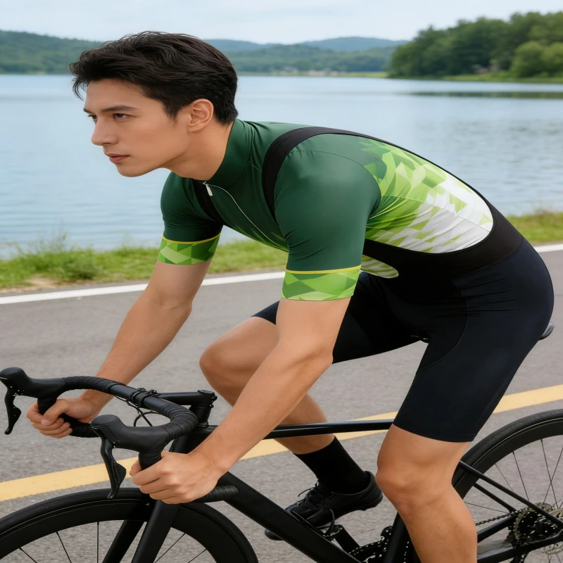 

Мужской триатлонный костюм, велосипедный трикотаж, комбинезон для шоссейного велоспорта 2026, комплект велосипедной одежды, летний, быстросохнущий, дышащий