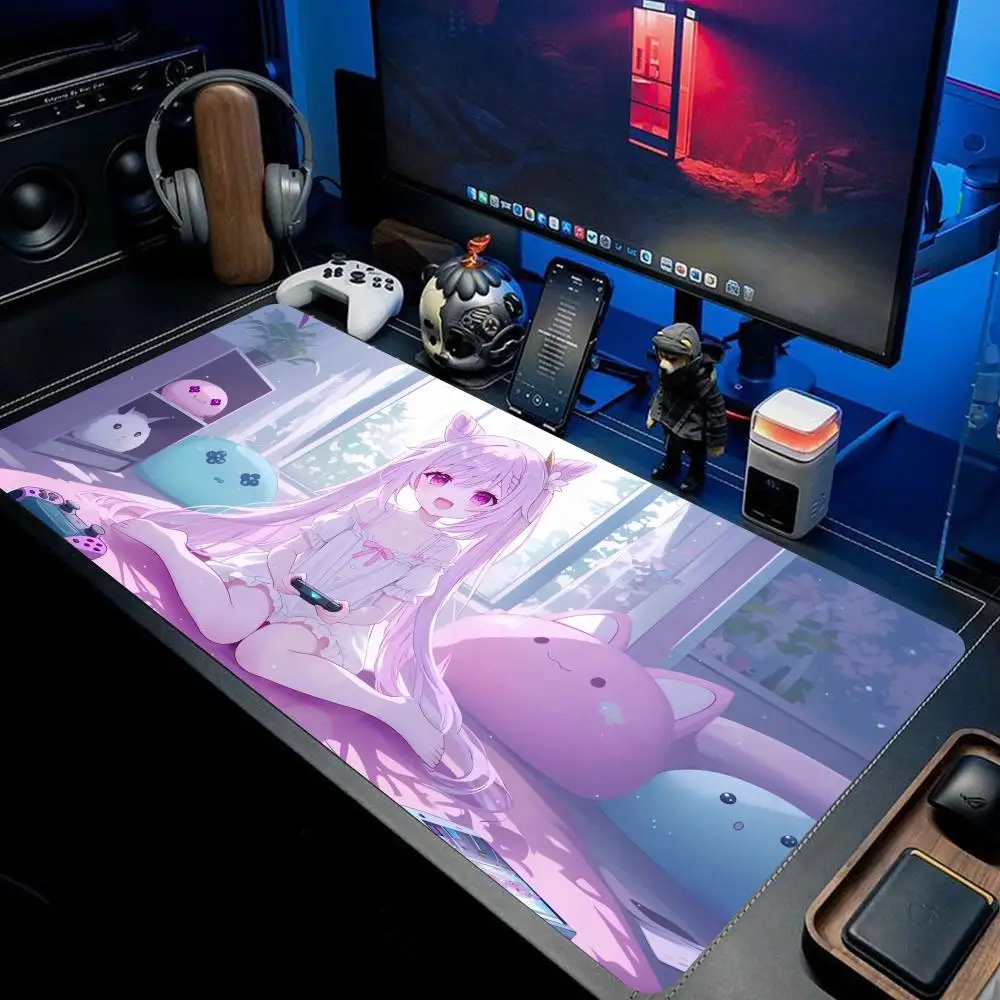 

Cute Anime Girl Mouse Pad large keyboard mouse desk pad non-slip rubber gaming mouse pad laptop mouse carpet