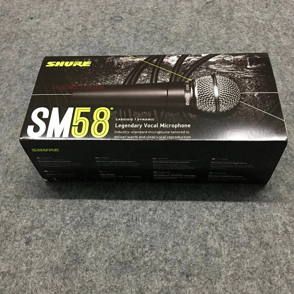 3PCS Shure SM58LC Legendary Wired Vocal Dynamic Microphone High Quality Professional DJ Cardioid Mic Karaoke KTV Show Live