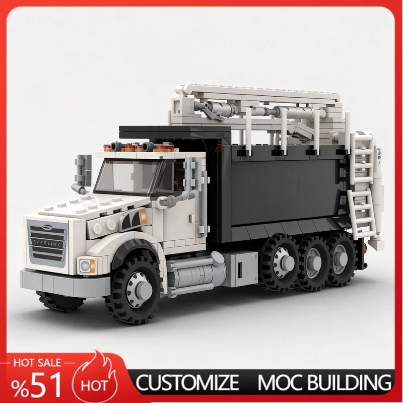 701 PCS Log Loader Tree Service Truck Building Blocks MOC Model DIY Assembly Toy Educational Collection Birthday Gifts For funs