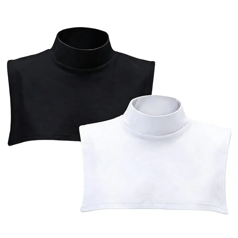 Fashion Cotton False Collar High-neck Detachable Lapel Turtleneck Neck Warmer
