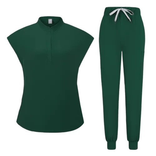 Imagen 2 del producto Nuevo Bata de laboratorio médico, uniforme quirúrgico, Hospital, dentista, clínica, salón, farmacia, traje para mascotas, bata de laboratorio, uniforme de enfermera, uniforme de Spa