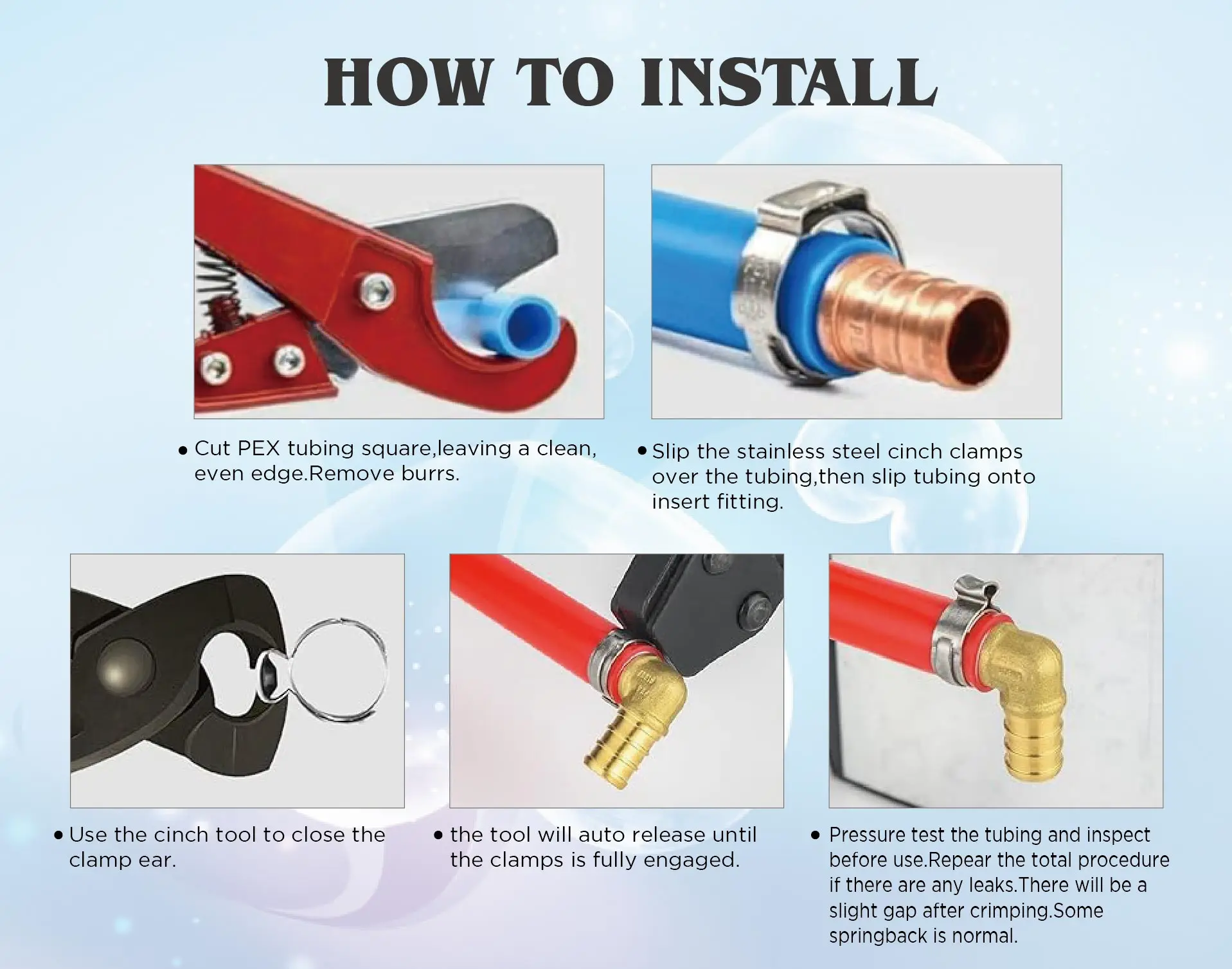 Anéis de fixação de aço inoxidável KING SMART 3/4