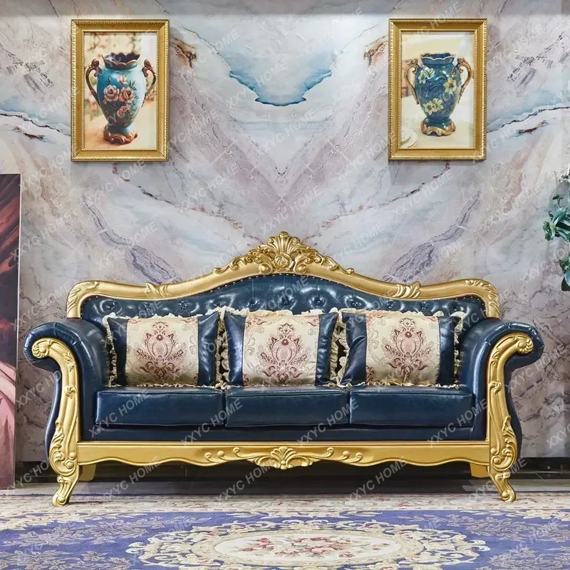 Sofás de Cuero, Sillón de Diseño Moderno, Sofás para Sala de Estar