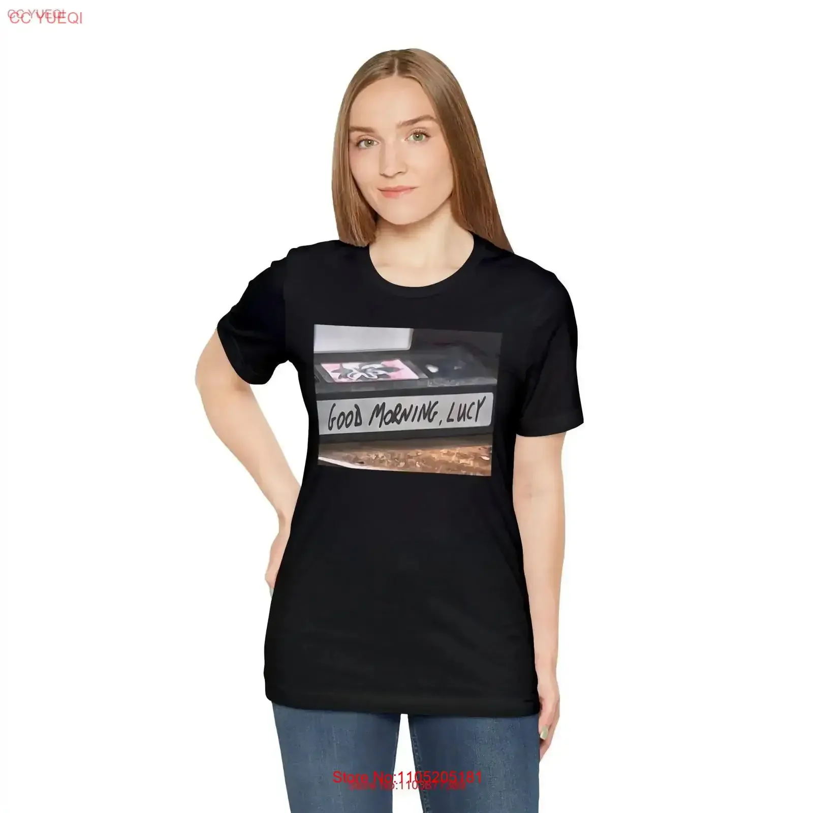 Jersey T Shirt 50 First Dates Movie Quote Good Moring Lucy vintage Washed designer clothes Slightly Comfortable Stretched