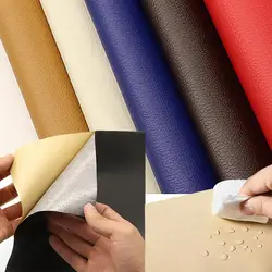 Self Adhesive Leather For Sofa Repair Patch Furniture Table Chair Sticker Seat Bag Shoe Bed Fix Mend PU Artificial Leather Skin