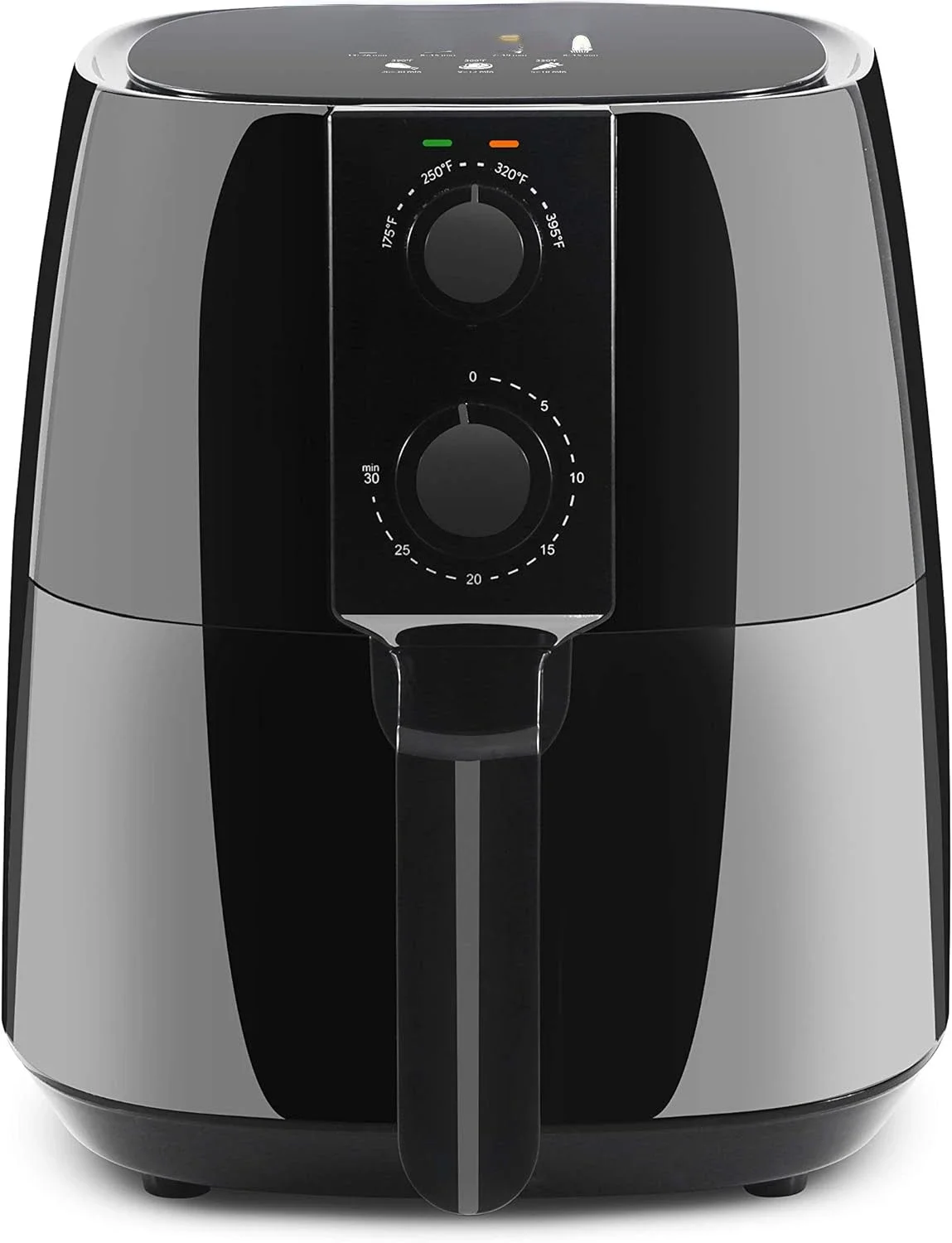 

Complete your kitchen with the premium Gourmet EAF9010B All Steel Exterior 24.5Qt French Door Air Fryer. This convection counter