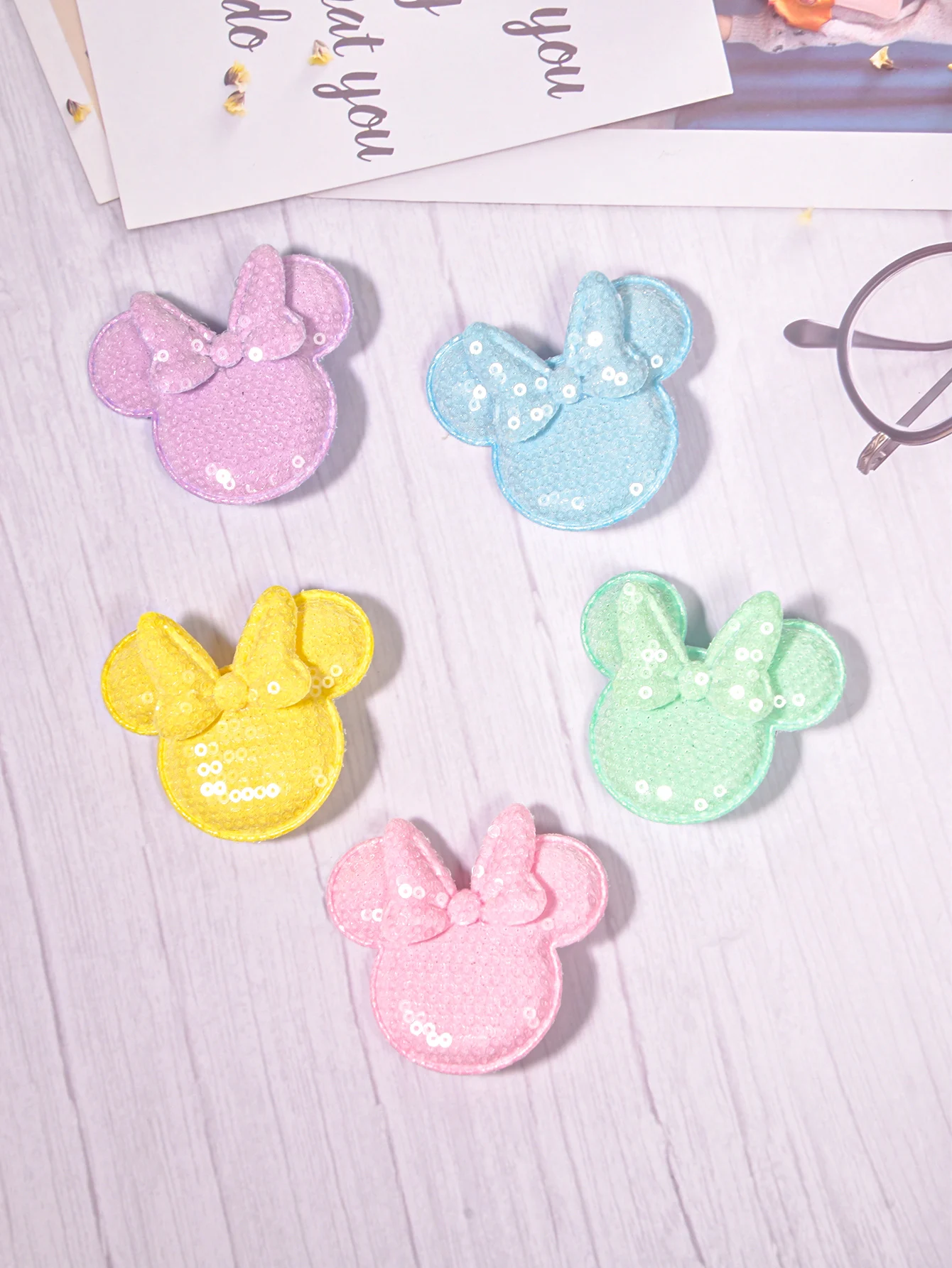 5 Disney hairpins simple and cute personality fashion popular school season girls dress up hair accessories supplies