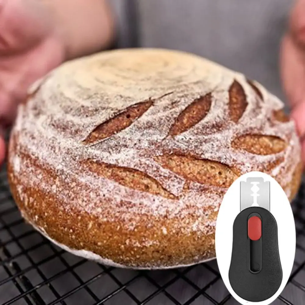 

2 Set Magnetic Bread Scoring Blade Set Rust-proof with Replacement Blades Bread Dough Cutter Retractable Blade Sourdough Razor