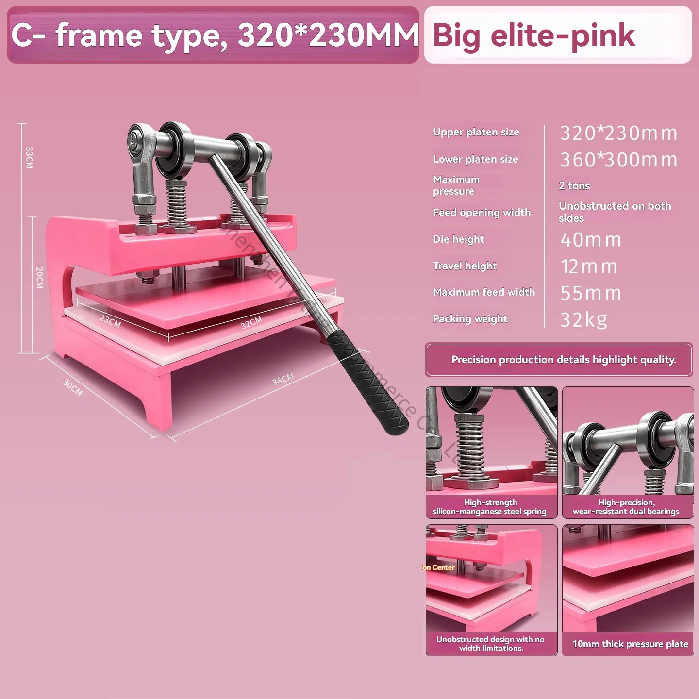 

320x230 Manual Die-cutting Machine, Knife Die Punching Machine, Leather Cutting Machine Stamping Die-cutting Machine