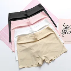 Naadloze damesonderbroek van ijzijde, hoge stretch, afslankende, vormende boxershorts onder rok, ondergoed voor slanke pasvorm
