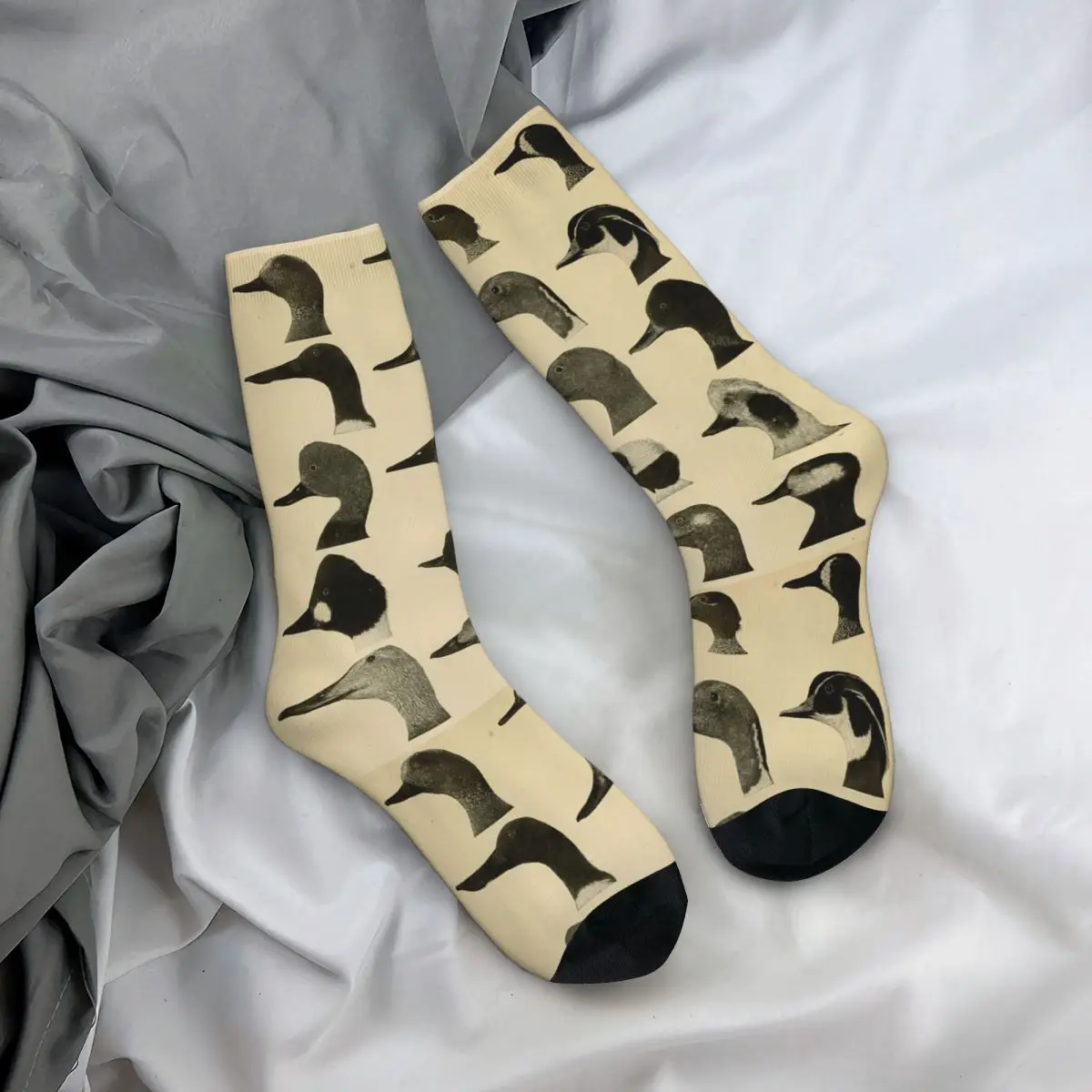 

Vintage Duck Heads Socks Harajuku Super Soft Stockings All Season Long Socks Accessories for Unisex Christmas Gifts