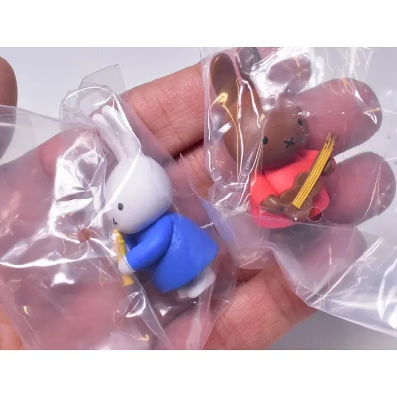 4 قطعة بانداي الأصلي غاشابون ميفي أنيمي عمل الشكل منقوع ميلاني لعب للأطفال هدية تحصيل نموذج الحلي