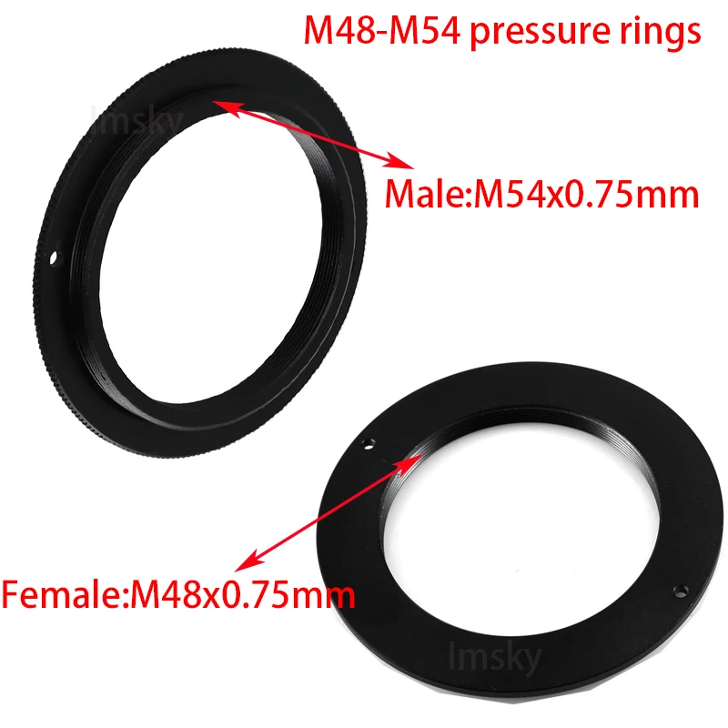 M48-M54PressureAdapterRingFemaleM48x0.75mmtoMaleM54x0.75mmMetalAdapterRingForQHYnewfilterwheelinterface-AliExpress1420
