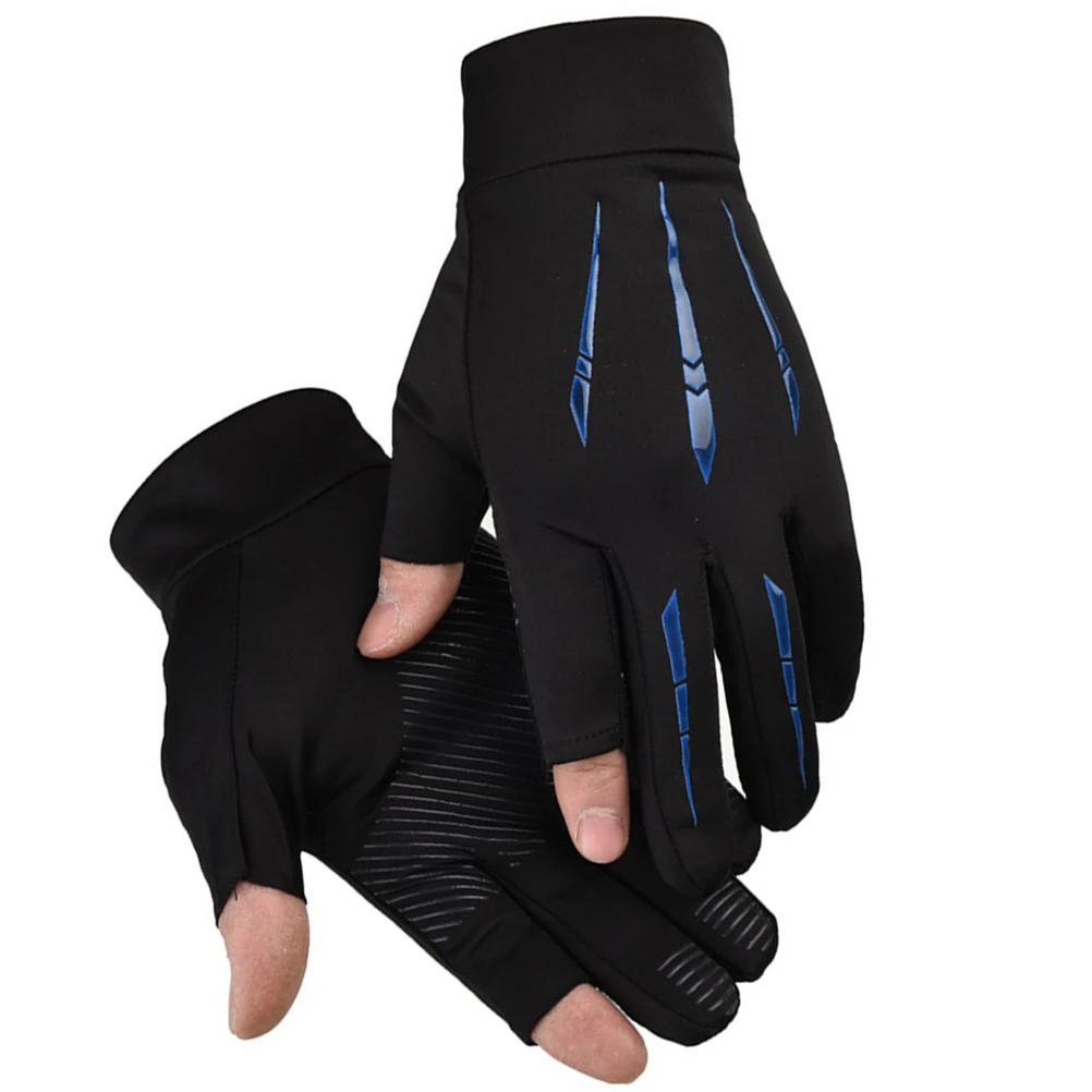 زوج واحد من قفازات اللياقة البدنية للبالغين غير قابلة للانزلاق ومتينة ومريحة لركوب الدراجات وصيد الأسماك وإكسسوارات رياضية قفاز حمام السباحة الواقي