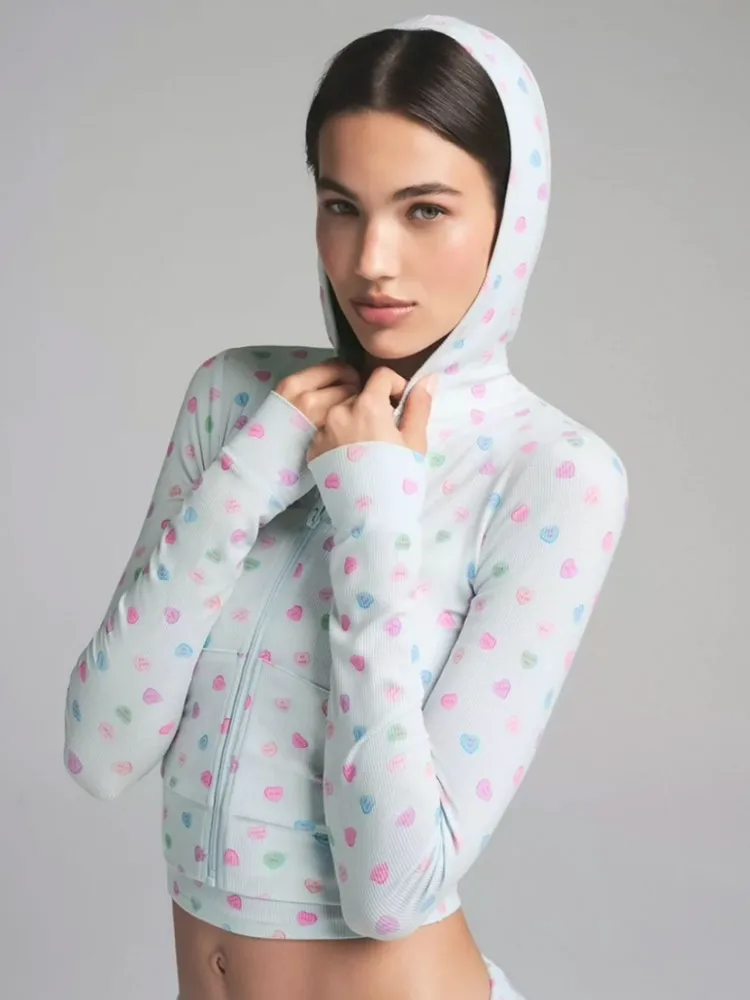 

IAMUBABA Vntine's Day Limited Rose Hoodie orts Long Sve Set Women's Faion Spring Cotton Two-Piece Suit
