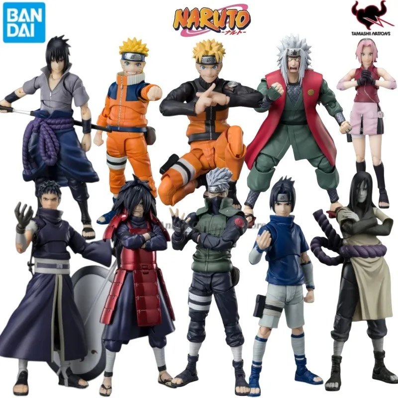 

Bandai SHF Naruto Uzumaki Naruto Uchiha Sasuke Madara Haruno Sakura Hatake Kakashi Jiraiya Orochimaru Anime Figures