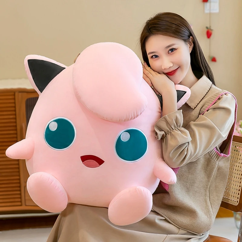 

60cm Cartoon Pokémon Jigglypuff Plush Toy Kawaii Oversize Pikachu Soft Stuffed Plushies Doll Pillow Girls Pillow Birthday Gift